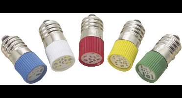 Barthelme 70113378 LED-signaallamp Wit E10 24 V/DC, 24 V/AC 3.8 lm