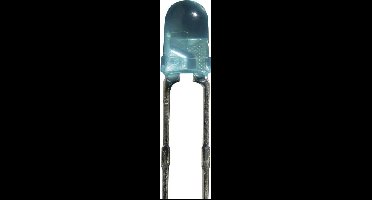 Kingbright L-934YD-5V Bedrade LED Geel Rond 3 mm 60 ° 12 mA