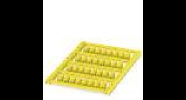 Phoenix Contact 0831208 UCT-WMCO 4,1 (12X4) YE Kabelmarkering Montagemethode: Vastklemmen Markeringsvlak: 12 x 4 mm Geel Aantal markeringen: 32 1 stuk(s)