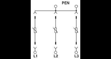 Phoenix Contact 2920450 VAL-MS 580/3+0 Overspanningsveilige afleider 1 stuk(s)