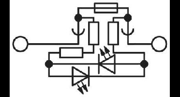 Phoenix Contact 3062143 Zekeringsdoorvoerklem 17.6 mm Push-Lock-veeraansluiting Zwart 10 stuk(s)