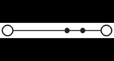 Phoenix Contact 3209519 Doorgangsklem 5.2 mm Spanveer Grijs 50 stuk(s)