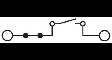 Phoenix Contact 3211934 Meetscheidingsklem 6.2 mm Push-In-klem Blauw 50 stuk(s)