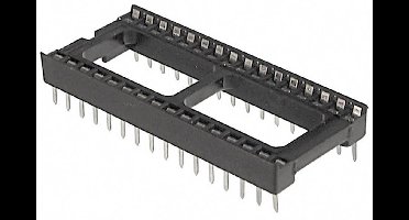 TRU COMPONENTS 1586540 A 28-LC/7-T IC-fitting Rastermaat: 7.62 mm Aantal polen: 28 1 stuk(s)