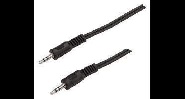 Bachmann 918.011 Jackplug Audio Aansluitkabel [1x Jackplug male 3,5 mm - 1x Jackplug male 3,5 mm] 2.50 m Zwart