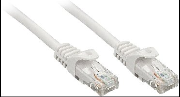 LINDY 48402 RJ45 Netwerkkabel, patchkabel CAT 5e U/UTP 2.00 m Grijs 1 stuk(s)