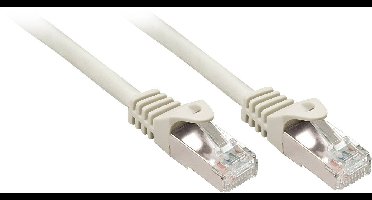 LINDY 48394 RJ45 Netwerkkabel, patchkabel CAT 5e F/UTP 5.00 m Grijs Snagless 1 stuk(s)