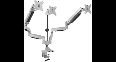 LogiLink BP0052 Monitor-tafelbeugel 33,0 cm (13) - 81,3 cm (32) Kantelbaar, Zwenkbaar