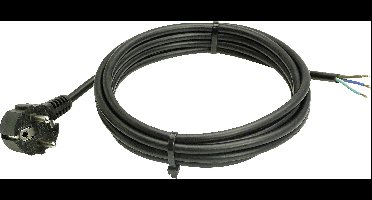 AS Schwabe 70832 Aansluitkabel Stroom Zwart 3.00 m