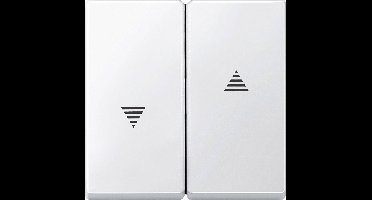 Merten 435519 Wisselschakelaar Afdekking System M Polar-wit 1 stuk(s)