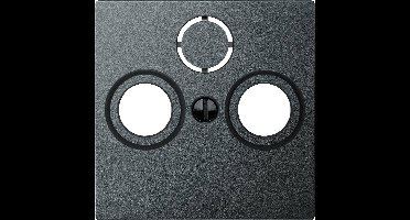 Merten 297514 Afdekking System M Antraciet 1 stuk(s)