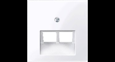 Merten 296125 UAE-, IAE-, ISDN-contactdoos Afdekking Wit 1 stuk(s)