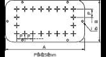 Schneider Electric NSYTLG Plaatdikte (max.): 1.5 mm Staal Grijs-wit (RAL 7035) 1 stuk(s)