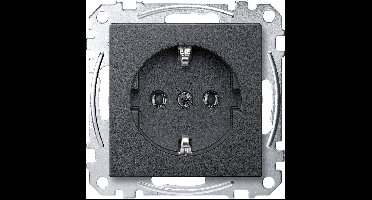Merten MEG2301-0414 Wandcontactdoos System M Antraciet 1 stuk(s)