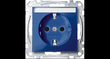 Merten MEG2302-0378 Wandcontactdoos System M Blauw 1 stuk(s)