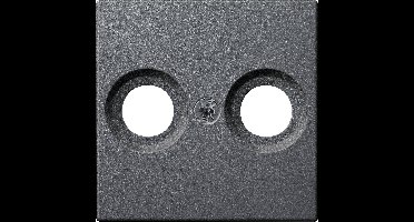 Merten MEG4122-0414 Afdekking System M Antraciet 1 stuk(s)