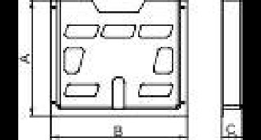 Schneider Electric NSYDPA5 Polystereen Grijs-wit (RAL 7035) (l x b x h) 22 x 188 x 174 mm 1 stuk(s)