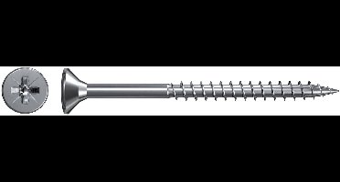 Fischer 551102 Spaanplaatschroef 4 mm 70 mm Kruiskop Pozidriv Galvanisch verzinkt 200 stuk(s)