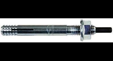 Fischer 50585 Muurschroeven M12 100 mm Staal Galvanisch verzinkt 10 stuk(s)