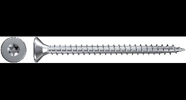 Fischer 551170 Spaanplaatschroef 4.5 mm 25 mm T Galvanisch verzinkt 1000 stuk(s)