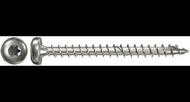 Fischer 657391 Verzinkkopschroef 6 mm 60 mm T Galvanisch verzinkt 50 stuk(s)