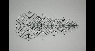 Ventilatierooster 1 stuk(s) (b x h) 80 mm x 80 mm Metaal