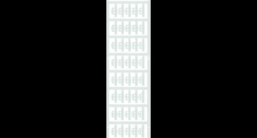 Weidmüller 1779080001 SFC 1/21 NEUTRAL WS Kabelmarkeringdrager Montagemethode: Vastklemmen Markeringsvlak: 4.10 x 21 mm Wit Aantal markeringen: 200 200 stuk(s)