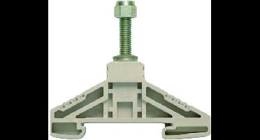 Weidmüller 1790130000 Doorgangsserieklem Boutaansluiting Donkerbeige 25 stuk(s)