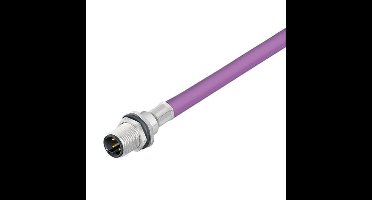 Weidmüller 1279490200 Sensor/actuator inbouwconnector M12 Aantal polen (sensoren): 2 Stekker, inbouw 1 stuk(s)