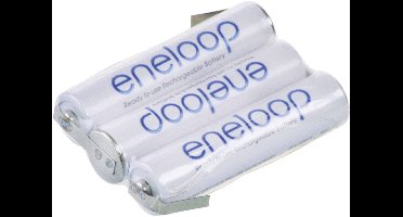 Panasonic eneloop Reihe F1x3 Accupack Aantal cellen: 3 Batterijgrootte: AAA (potlood) Z-soldeerlip NiMH 3.6 V 750 mAh