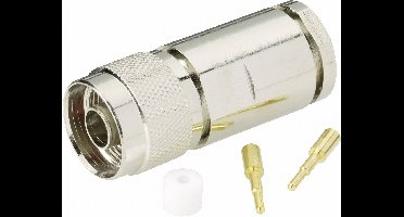 TRU COMPONENTS 1579281 N-connector Stekker, recht 1 stuk(s)
