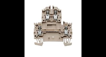 Weidmüller 1041900000 Doorgangsserieklem Schroeven Donkerbeige 100 stuk(s)