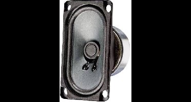 Visaton SC 5.9 ND - 4 Ohm 3.5 inch 9 cm Breedband-luidspreker 3 W 4 Ω Zwart Magnetisch afgeschermd, Ovaal