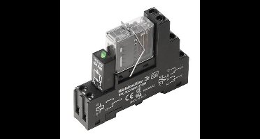 Weidmüller RCIKIT 24VDC 2CO LD/FG Relaismodule (modulair) Nominale spanning: 24 V/DC Schakelstroom (max.): 6 A 2x wisselcontact 10 stuk(s)
