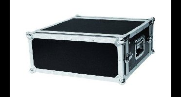 Roadinger CO DD 19 inch rack 4 HE Hout Incl. greep