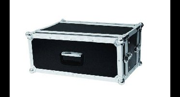 Roadinger CO DD 19 inch rack 4 HE Hout Incl. greep