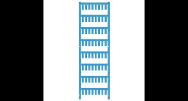 Weidmüller 1718490002 VT SF 3/12 NEUTRAL BL V0 Kabelmarkering Montagemethode: Vastklemmen Markeringsvlak: 4.6 x 12 mm Blauw Aantal markeringen: 640 640 stuk(s)