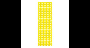 Weidmüller 1727740004 VT SFX 9/24 NE GE V0 Kabelmarkering Montagemethode: Kabelbinder Markeringsvlak: 15 x 24 mm Geel Aantal markeringen: 320 320 stuk(s)