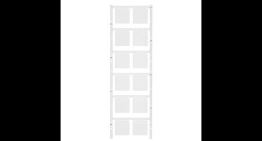 Weidmüller 1773220000 SM 27/27 NEUTRAL WS Apparaatmarkering Montagemethode: Plakken Markeringsvlak: 27 x 27 mm Wit Aantal markeringen: 60 60 stuk(s)