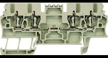 Weidmüller 1826970000 Doorgangsserieklem Spanveer Donkerbeige 100 stuk(s)