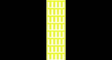 Weidmüller 1919000000 SF 4.5/21 NEUTRAL GE V2 Kabelmarkering Montagemethode: Vastklemmen Markeringsvlak: 7.40 x 21 mm Geel Aantal markeringen: 96 96 stuk(s)