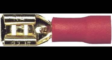 Sinuslive Car-HiFi platte stekker Set van 10 stuks 1.5 mm² 4.8 mm Verguld