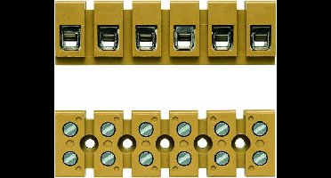 Meerpolige klemlijst MK 6/3/E 7906230000 Middelgeel Weidmüller 50 stuk(s)