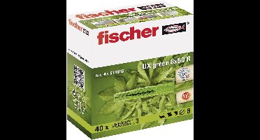 Fischer 518887 UX GREEN 10 x 60 R Universele pluggen 60 mm 10 mm 20 stuk(s)