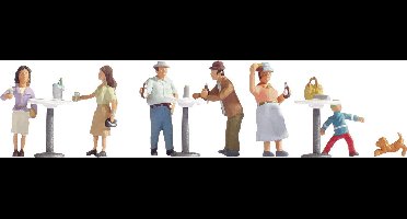 NOCH 15833 H0 Stad en platteland figuren Geverfd, Staand