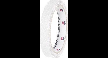 TOOLCRAFT HEB19L10WC HEB19L10WC Textieltape HEB19L10WC Wit (l x b) 10 m x 19 mm 1 stuk(s)