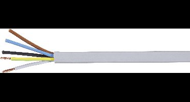 LAPP 1601126 Geïsoleerde kabel H05VV-F 5 x 2.5 mm² Wit per meter