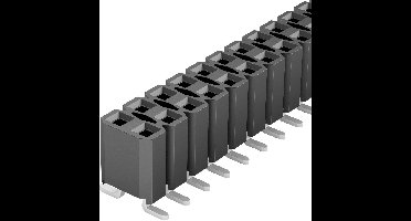Fischer Elektronik Female header (standaard) Aantal rijen: 2 Aantal polen per rij: 20 BL LP 6 SMD/ 40/Z 1 stuk(s)
