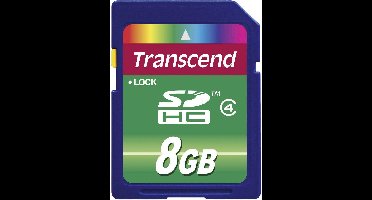 Transcend Standard SDHC-kaart Retail 8 GB Class 4