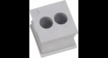 Icotek KT 2/7 Gegroefd Klem-Ø (max.): 7 mm Elastomeer Grijs 1 stuk(s)